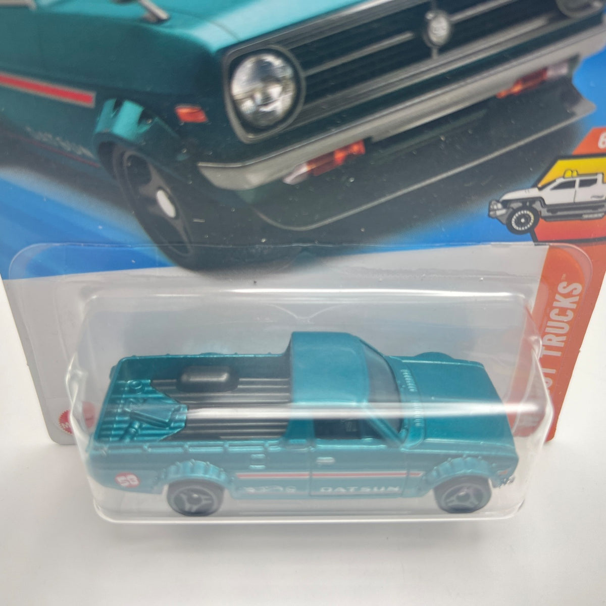Hot Wheels 1975 Datsun Sunny Truck B120 93/250 Hot Trucks 6/10 Teal