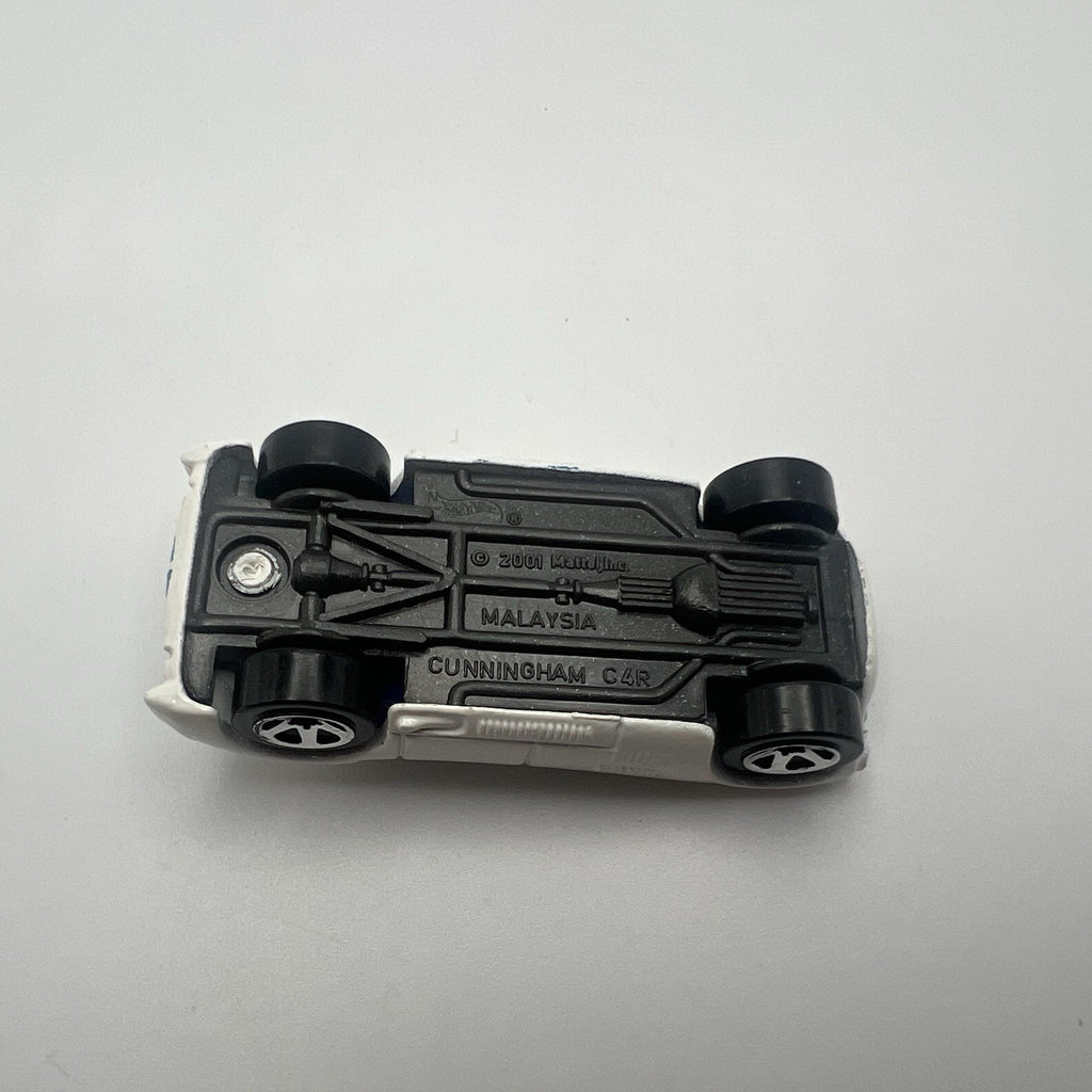 Hot Wheels 2001 *Loose* Cunningham C4R #051 White
