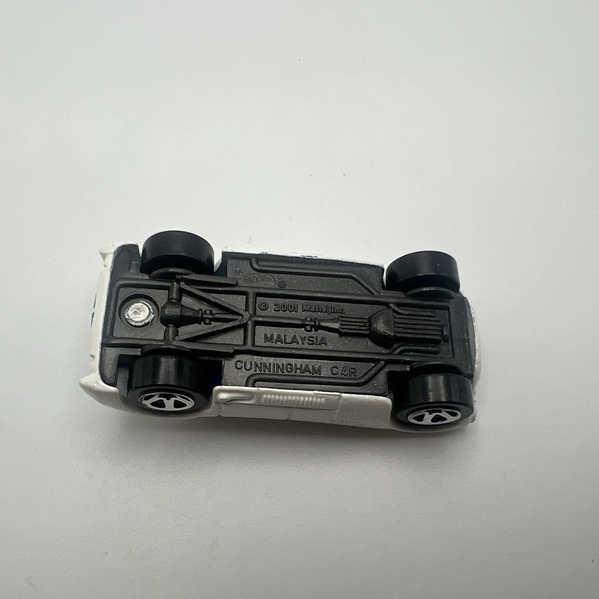 Hot Wheels 2001 *Loose* Cunningham C4R #051 White