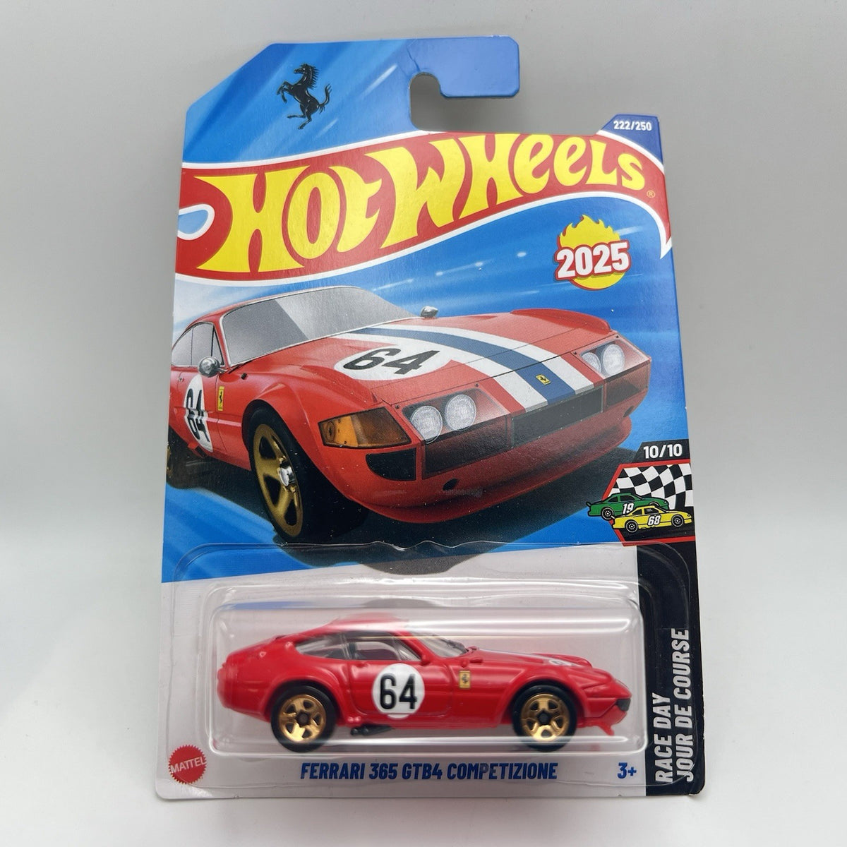 🔥Hot Wheels Ferrari 365 GTB4 Competizione Lot Of 3 - White, Red, Yellow🔥