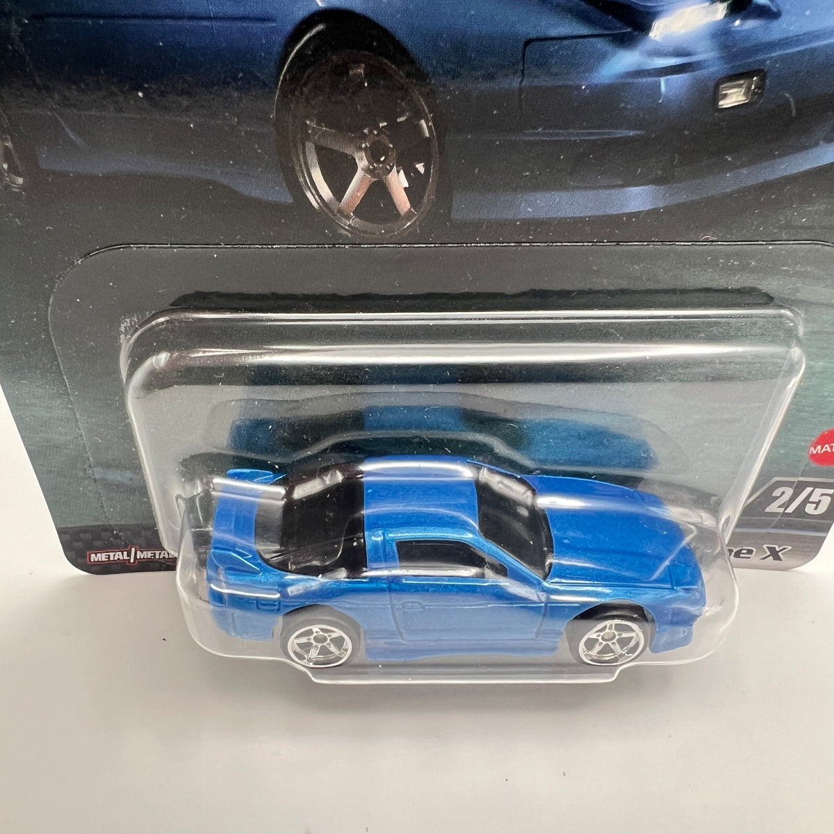 Hot Wheels Premium 1996 Nissan 180SX Type X Fast and Furious 2/5 Blue