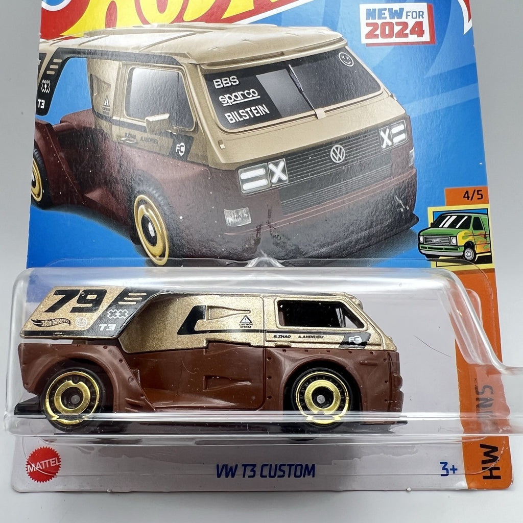 Hot Wheels VW T3 Custom Gold/Brown 227/250