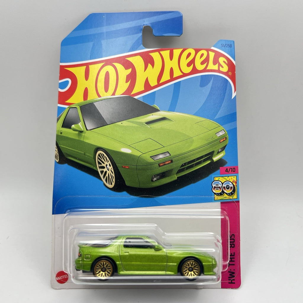 Hot Wheels '89 Mazda Savanna RX-7 FC35  (Green) HW The '80s 4/10 #51 2023