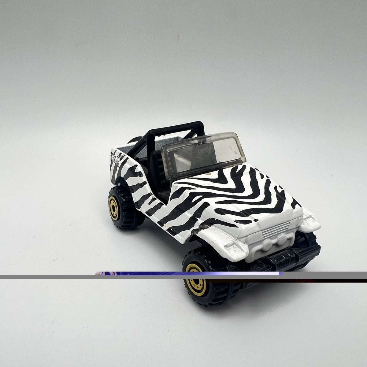 Vintage 1999 Hot Wheels Jeep Zebra Colors