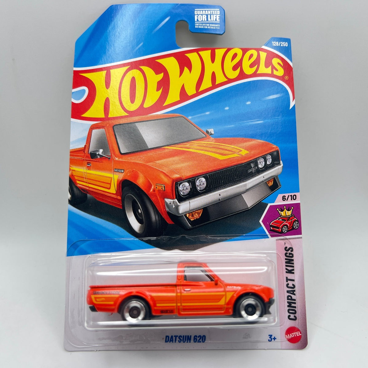 Hot Wheels Datsun 620 Orange Compact Kings 6/10 128/250 2026