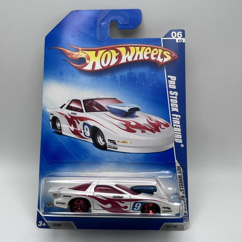 Hot Wheels Pro Stock Firebird 72/190 - White - 2009 Mainline A