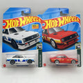 2023 Hot Wheels Retro Racers Ford Escort RS2000 1/10 Red and White Colors HW#354
