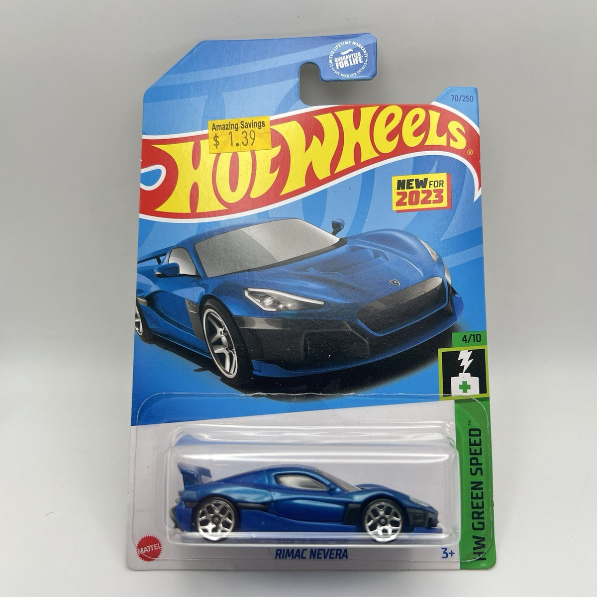 2023 Hot Wheels Rimac Nevera 70/250 Blue