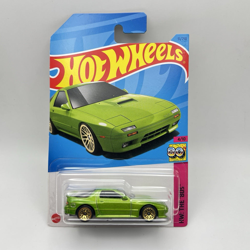 Hot Wheels '89 Mazda Savanna RX-7 FC35  (Green) HW The '80s 4/10 #51 2023