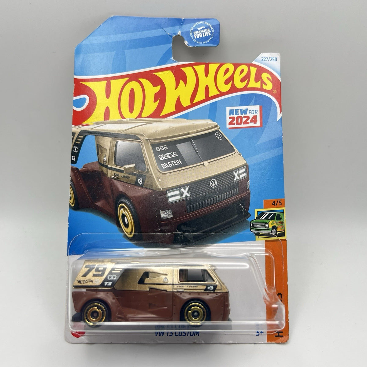 Hot Wheels VW T3 Custom Gold/Brown 227/250