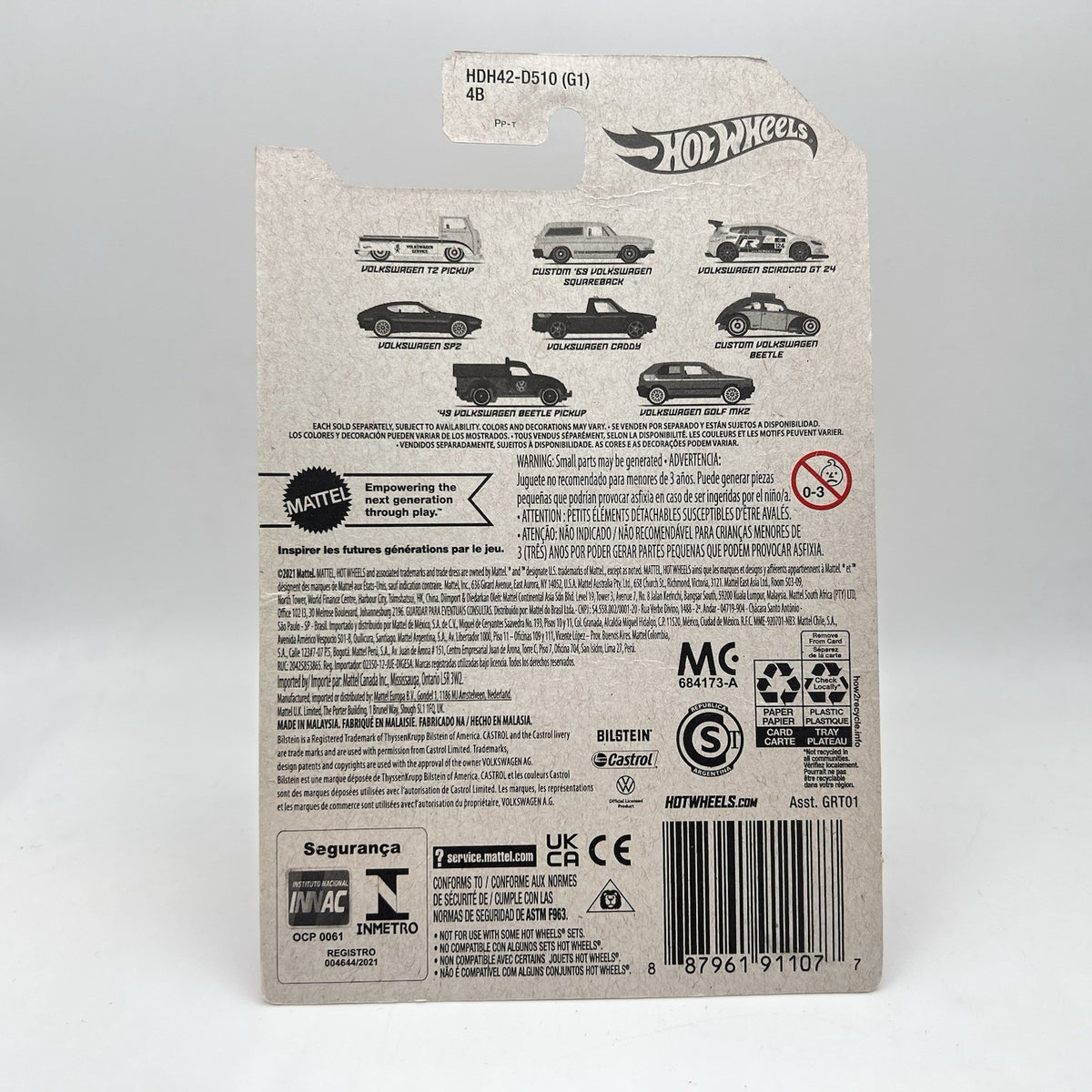 Hot Wheels - VW SERIES - VOLKSWAGEN SCIROCCO GT 24