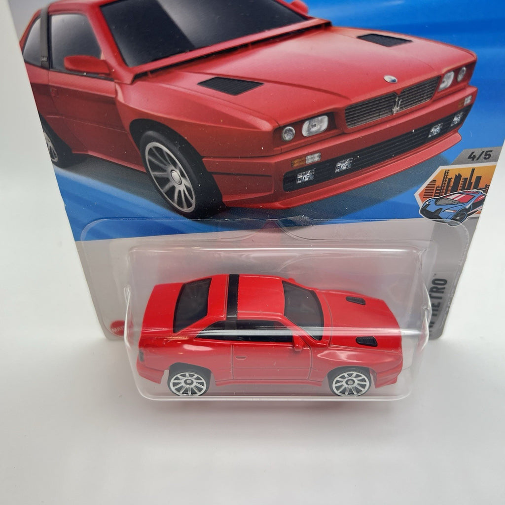 2025 HOT WHEELS MASERATI SHAMAL Red HW METRO SERIES 4/5 58/250