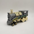 Hot Wheels Rail Rodder Engine 5 Gray Gold Graffiti Steam Train 1/64
