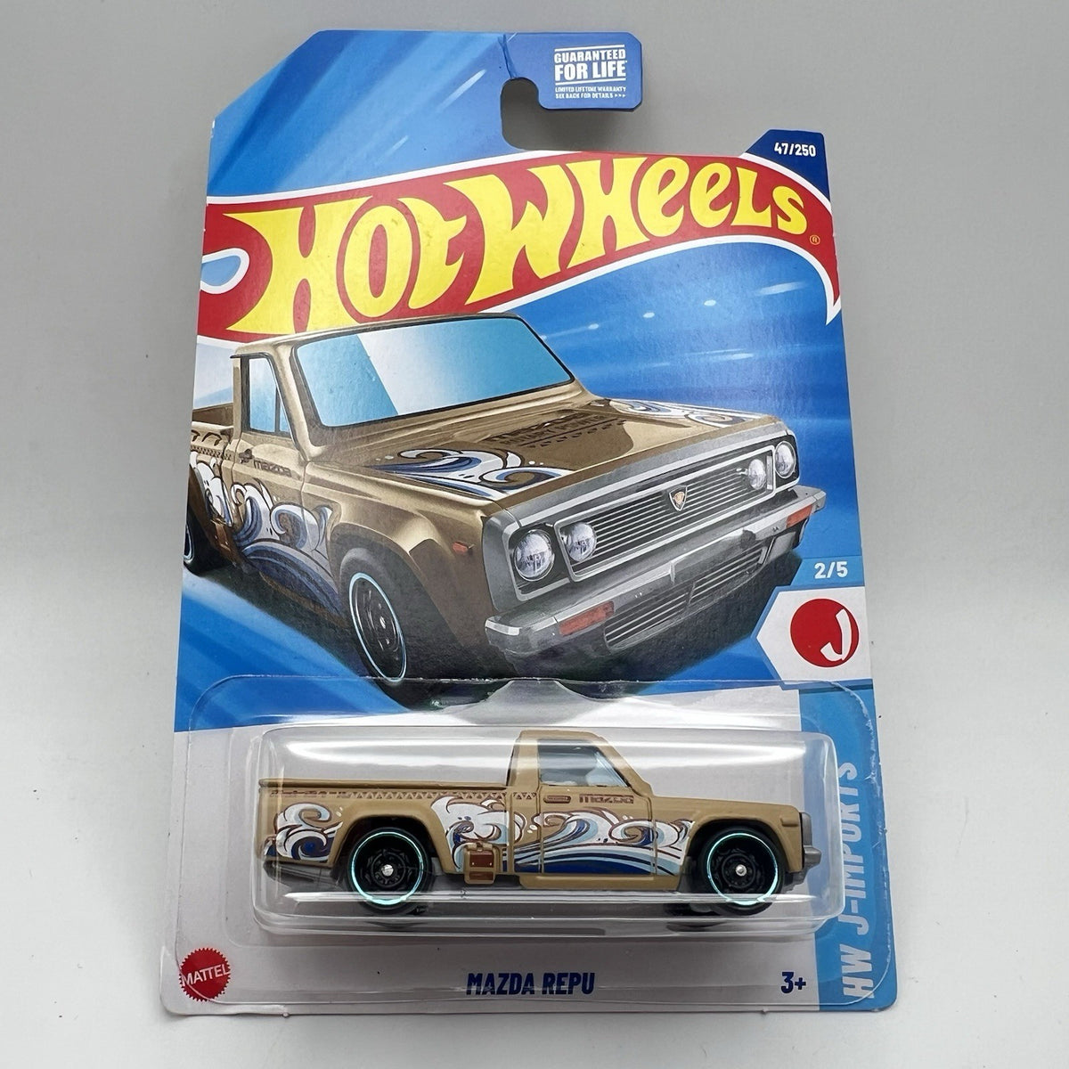 Hot Wheels 2025 HW J-Imports 2/5 047 Mazda REPU TAN Mad Mike