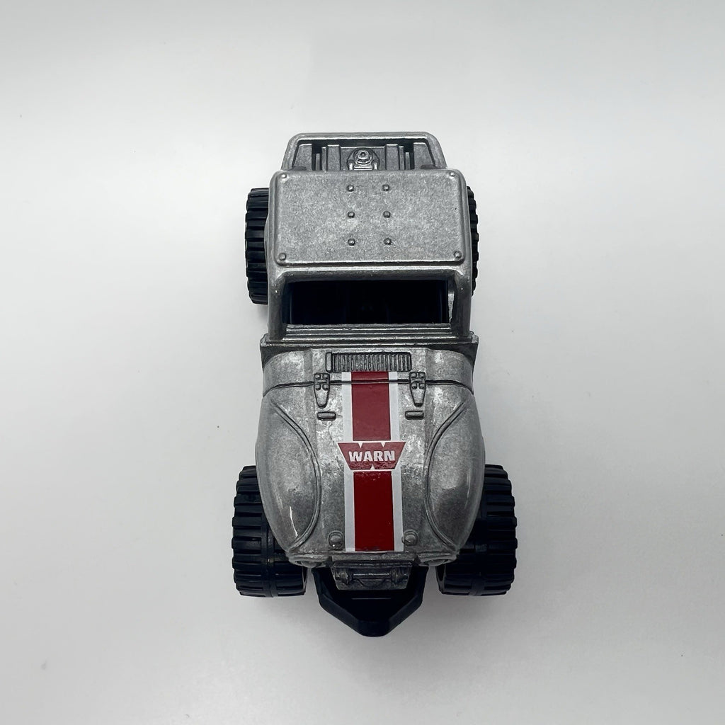 WARN INDUSTRIES 75th Anniversary 2007 MBX 4X4 💥 SILVER METALLIC  Matchbox Loose