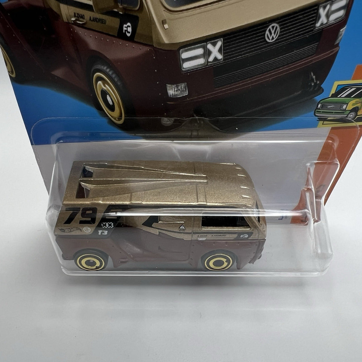 Hot Wheels VW T3 Custom Gold/Brown 227/250