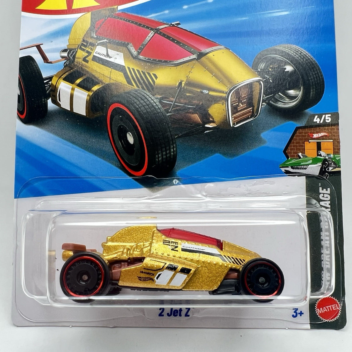💛❤️ Hot Wheels 2 Jet Z Gold #147 Mainline 2026 Case G Treasure Hunt New TH