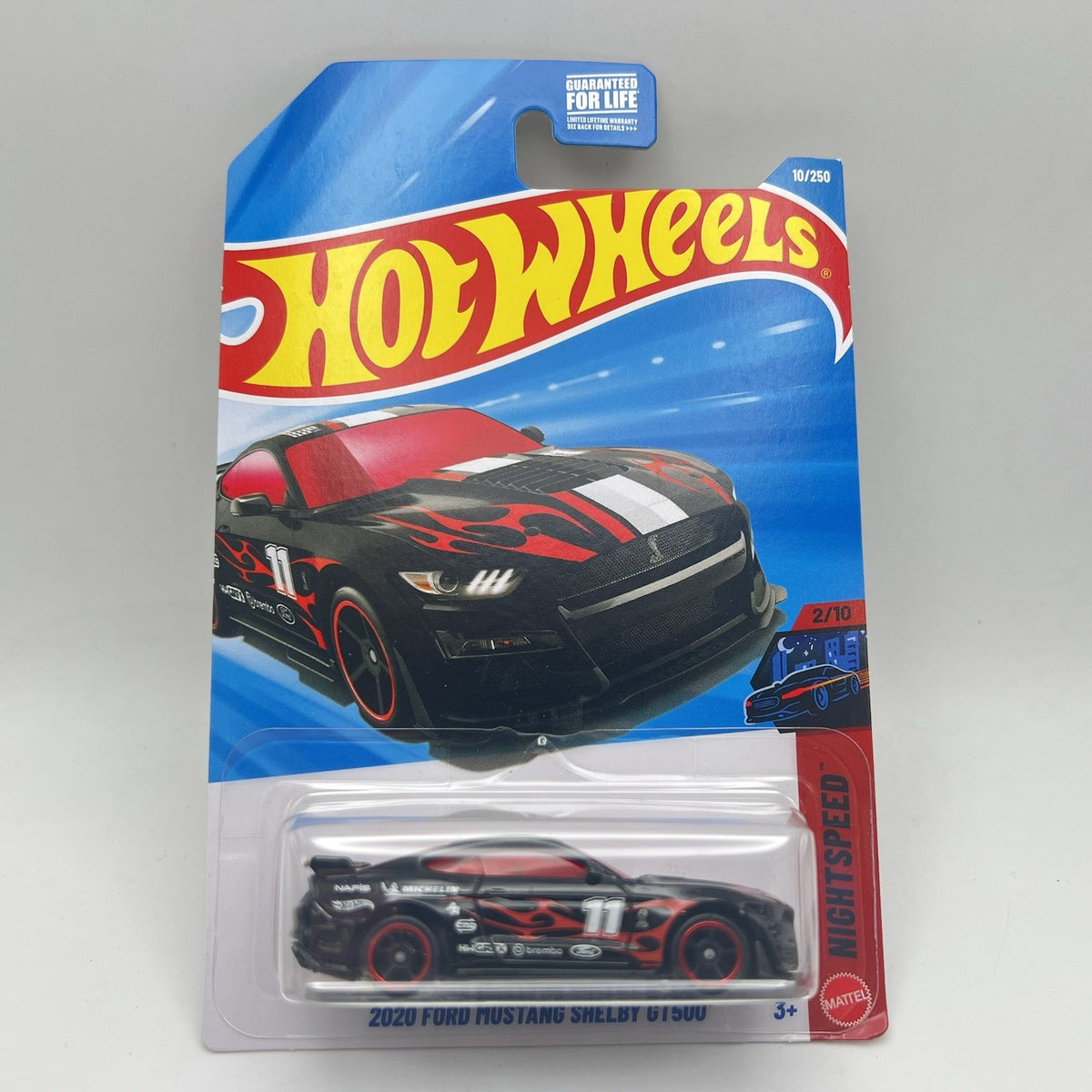🔥2026 Hot Wheels MUSCLE black ‘20 Ford Mustang Shelby GT500 NIGHTSPEED 10/250