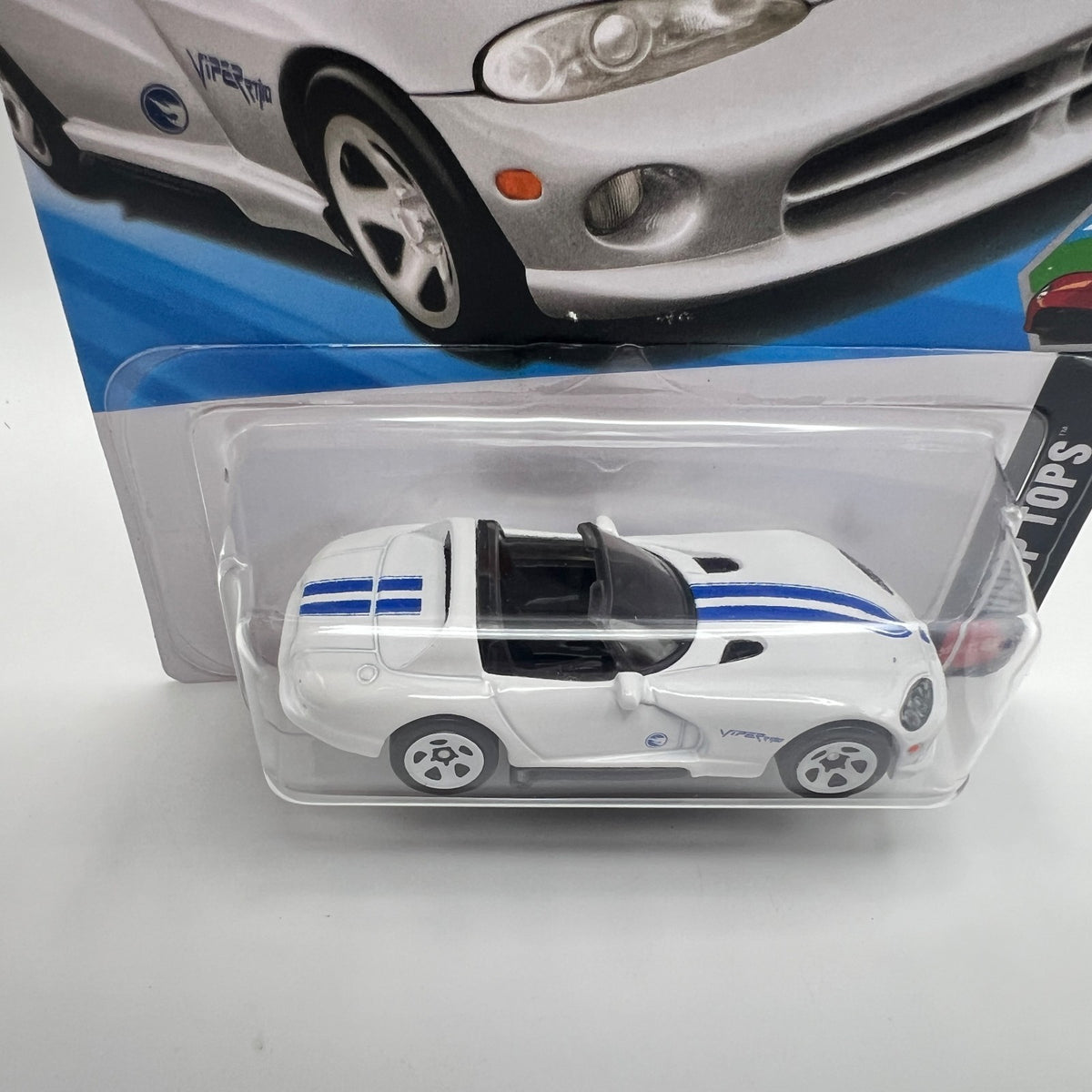 Hot Wheels 92 Dodge Viper RT/10 29/250 Drop Tops Treasure Hunt White