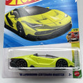 Hot Wheels Mainline 2016 LAMBORGHINI CENTENARIO ROADSTER Case F Green Color