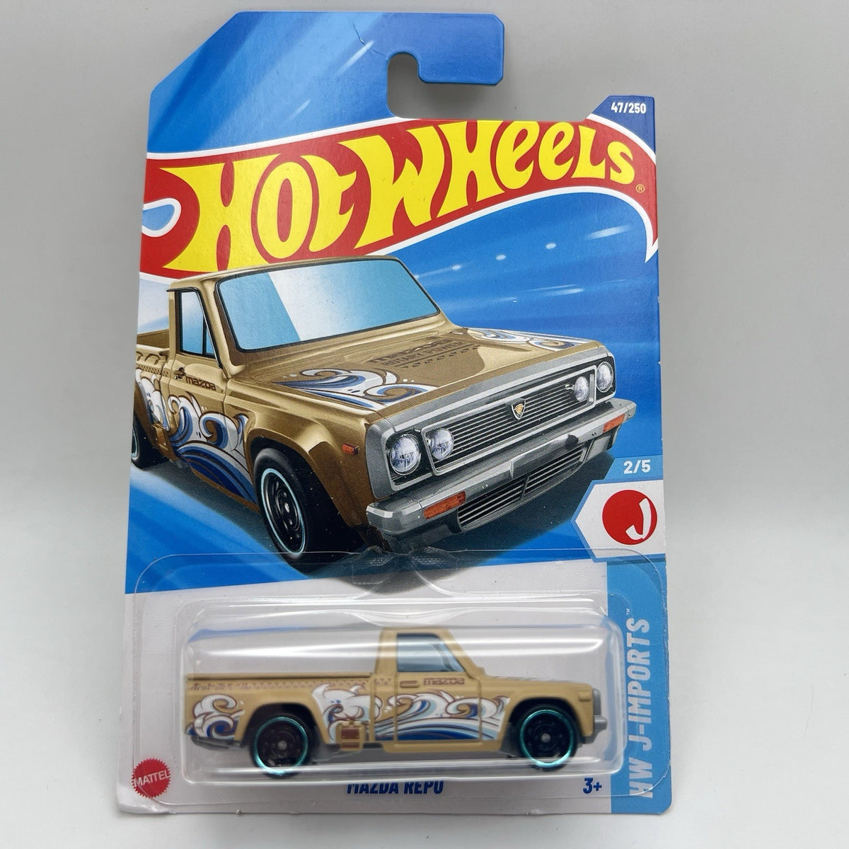 Hot Wheels 2025 HW J-Imports 2/5 047 Mazda REPU TAN Mad Mike