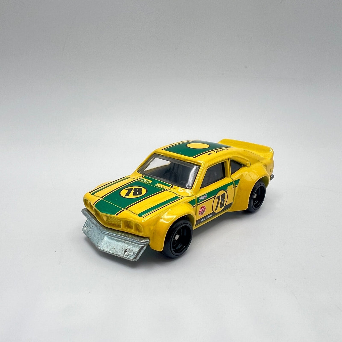 Hot Wheels Mazda RX-3 Yellow Green #78 LOOSE 1/64