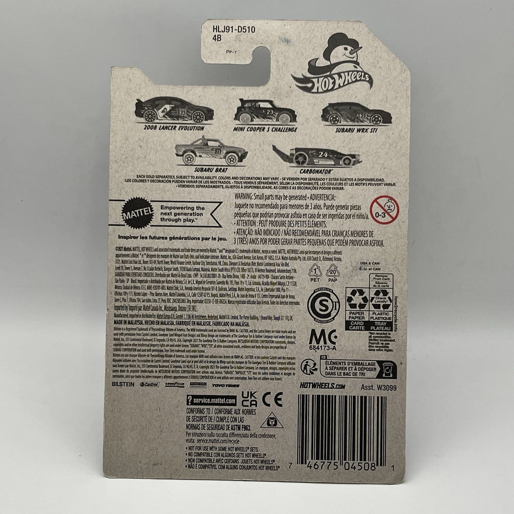2023 Hot Wheels Winter Holiday Collection 2008 Lancer Evolution Satin Red Model