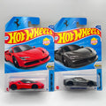 Hot Wheels Ferrari SF90 Stradale Lot of 2 Red Gunmetal Factory Fresh