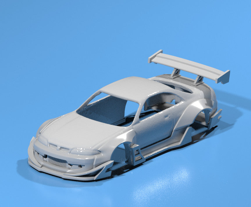 RB Style Wide Body Kit for Hot Wheels Nissan Skyline R33 - Resin - 3d Printed