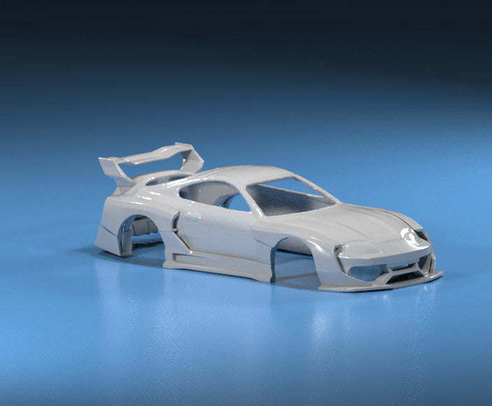 FatBoi UFO Style Wide Body Kit for Hot Wheels Toyota MK4 Supra - Resin