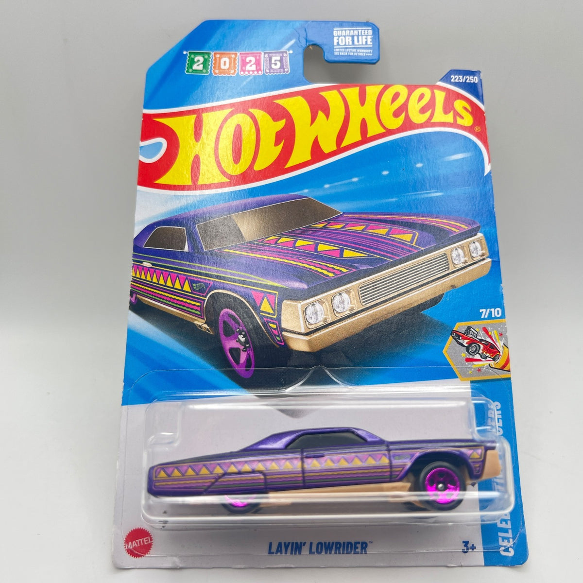 Hot Wheels Layin' Lowrider Purple Celebration Racers 7/10 223/250 2025