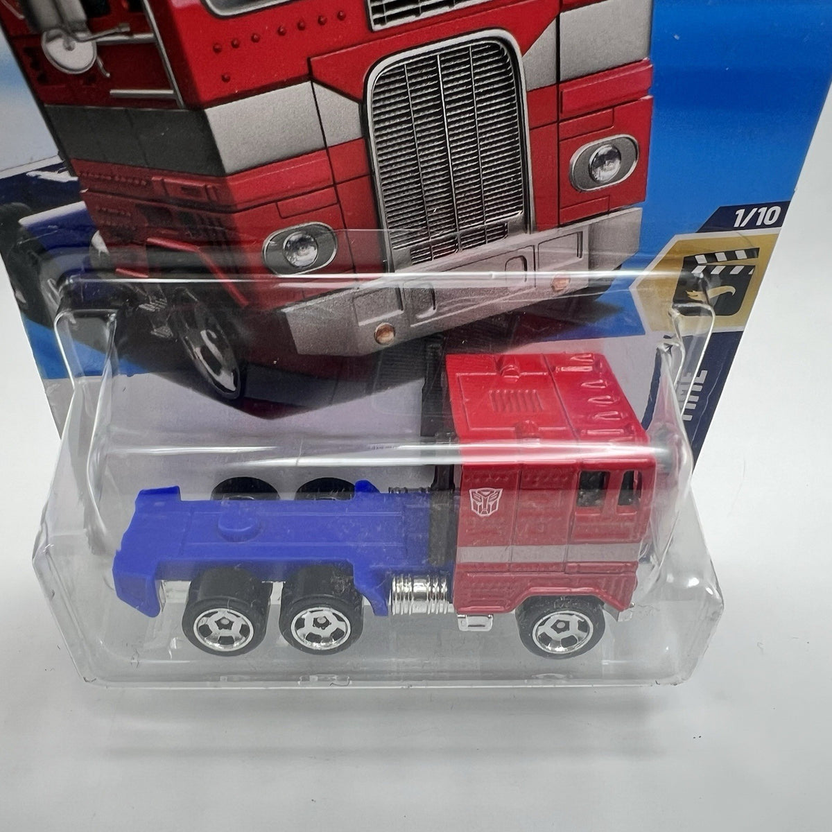 2025 HOT WHEELS F CASE TRANSFORMERS OPTIMUS PRIME RED HW SCREEN TIME 6/10