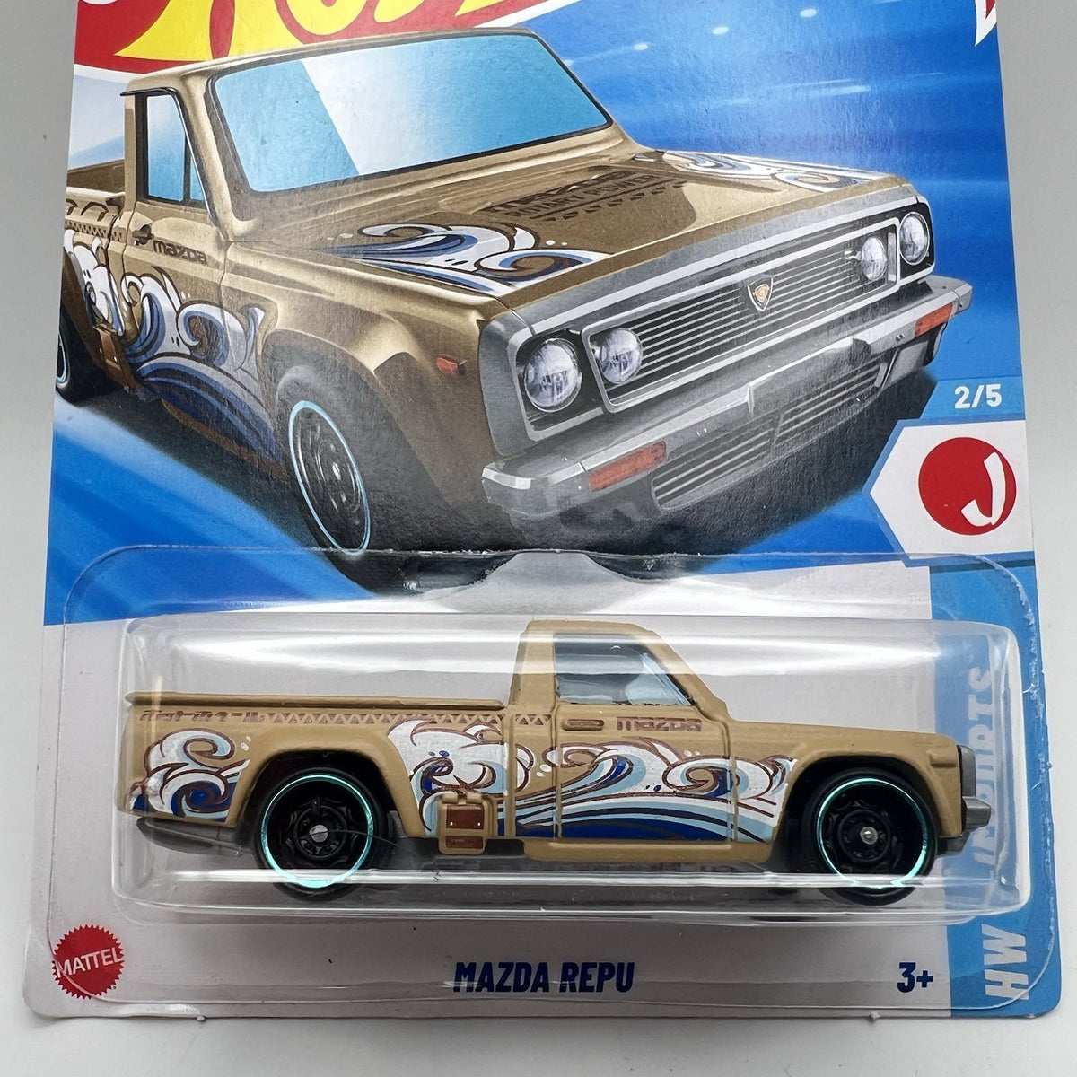 Hot Wheels 2025 HW J-Imports 2/5 047 Mazda REPU TAN Mad Mike