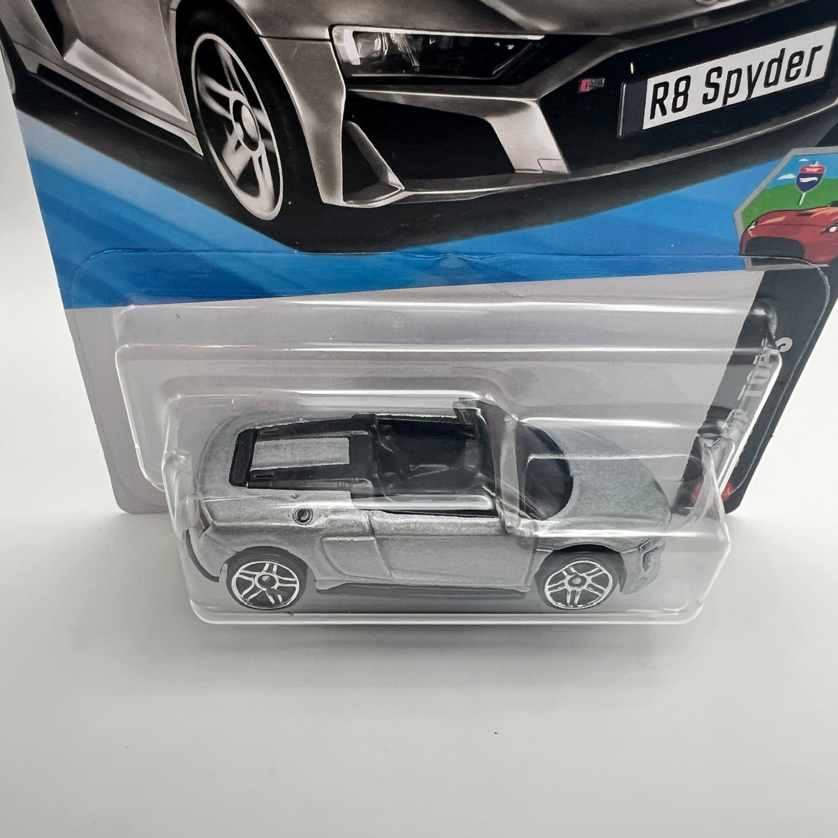 Hot Wheels 2019 Audi R8 Spyder Silver 130/250 Drop Tops 4/5 2026