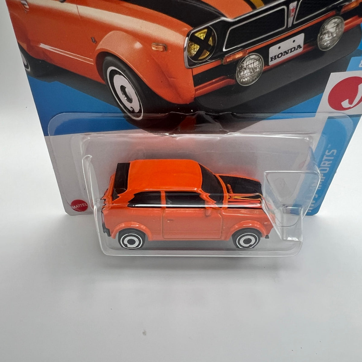 Hot Wheels 73 Honda Civic Custom 117/250 HW J-Imports 8/10 Orange 1:64