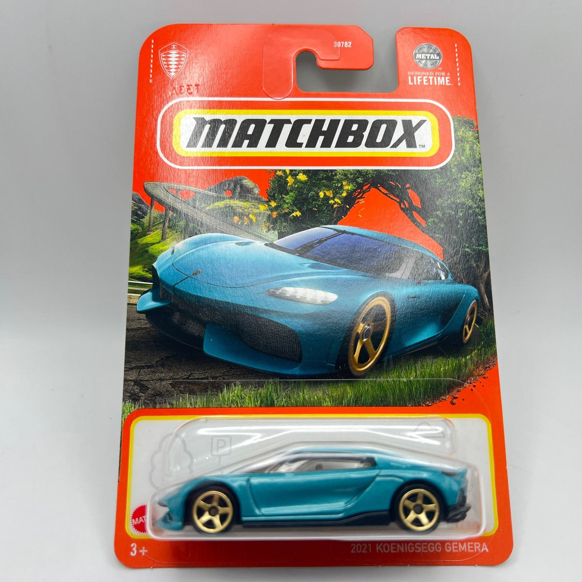 Matchbox 2021 Koenigsegg Gemera 1/100 Teal 70 Years 1:64 Diecast