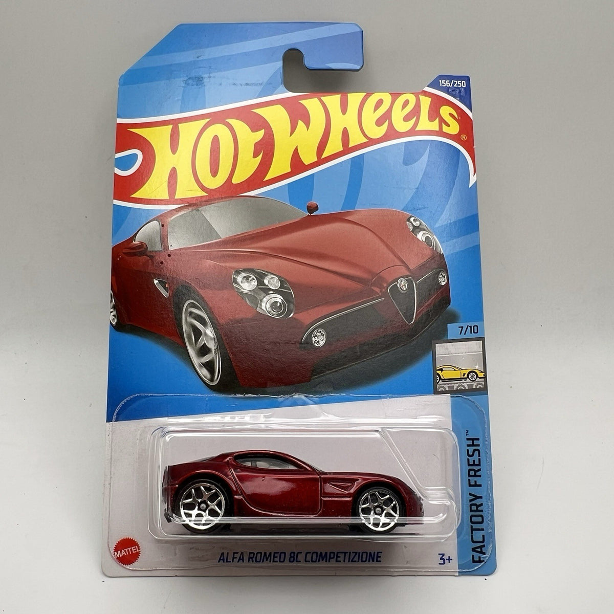 #156 Alfa Romeo 8C Cometizione 2022 Hot Wheels Case H Main Line Red