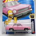 Hot Wheels The Simpson Family Car Pink Screen Time 108/250 New