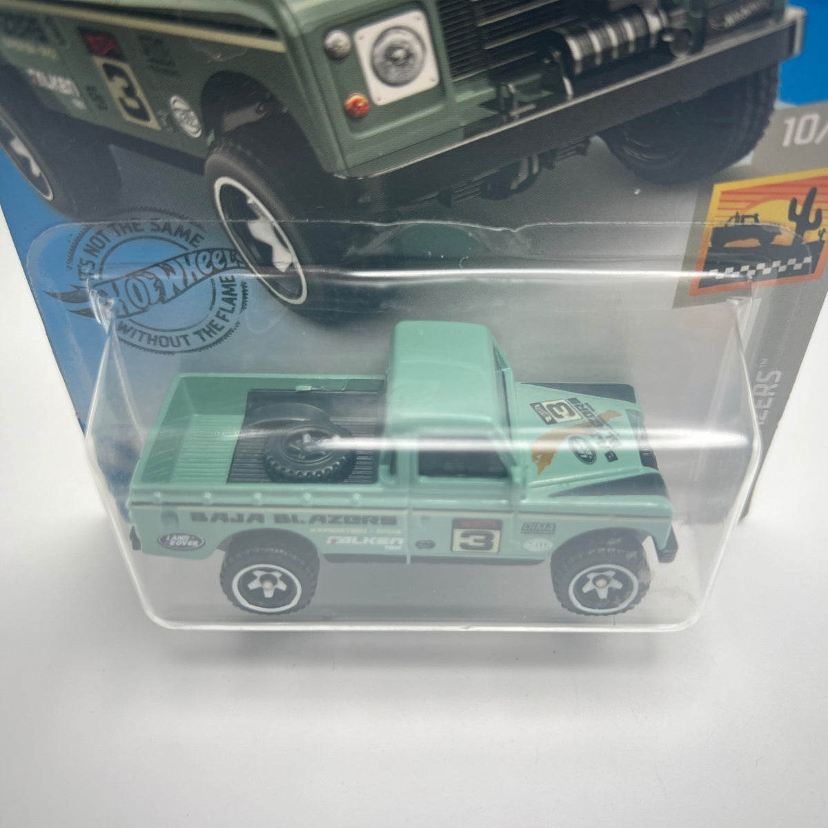 Hot Wheels Land Rover Series III Pickup Green 3/250 Baja Blazers 10/10