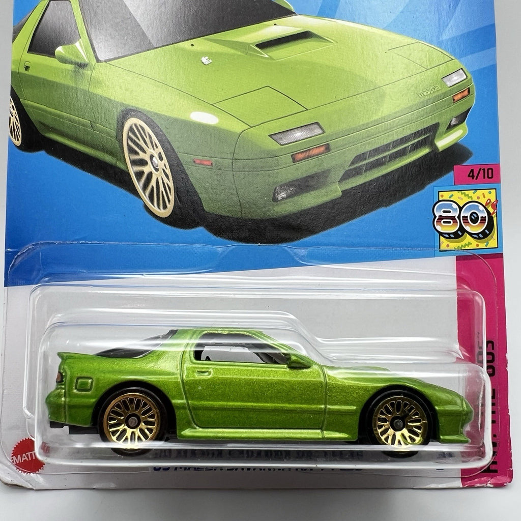 Hot Wheels '89 Mazda Savanna RX-7 FC35  (Green) HW The '80s 4/10 #51 2023