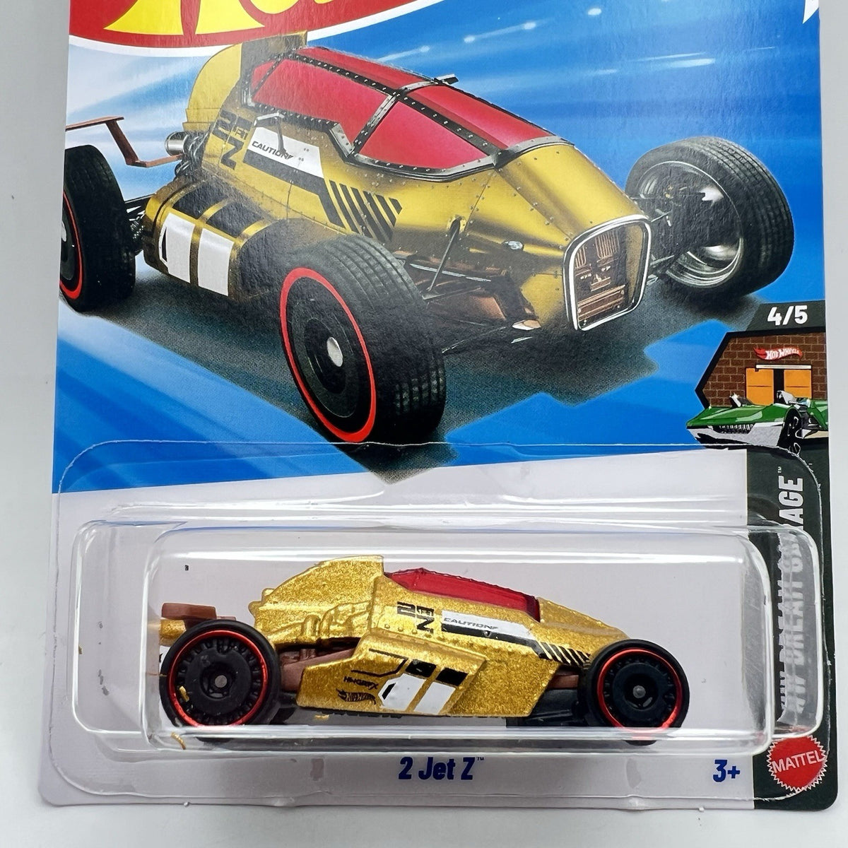 💛❤️ Hot Wheels 2 Jet Z Gold #147 Mainline 2026 Case G Treasure Hunt New TH