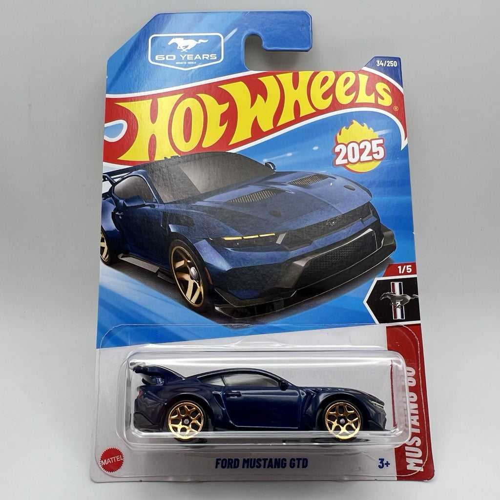 2025 Hot Wheels MUSTANG 60 1/5 Ford Mustang GTD 34/250 (Blue)