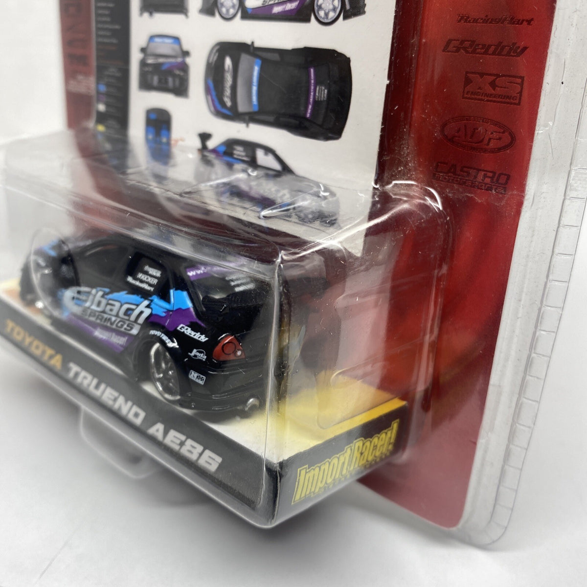 Jada Toys Import Racer #040 Mitsubishi Lancer Evolution VI Error Trueno AE86 Tag