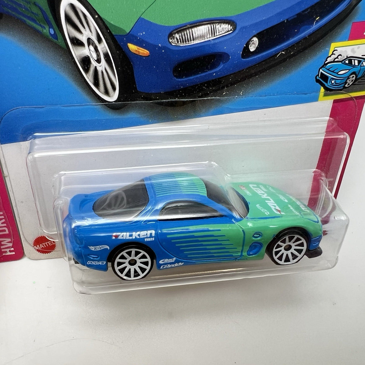 2021 Hot Wheels -95 MAZDA RX-7 Green FALKEN (2) Lot. NEW