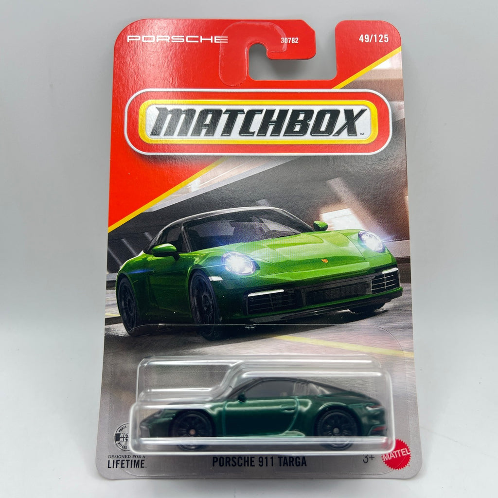 Matchbox Porsche 911 Targa Lot of 3 Red Blue Green 1:64 Diecast