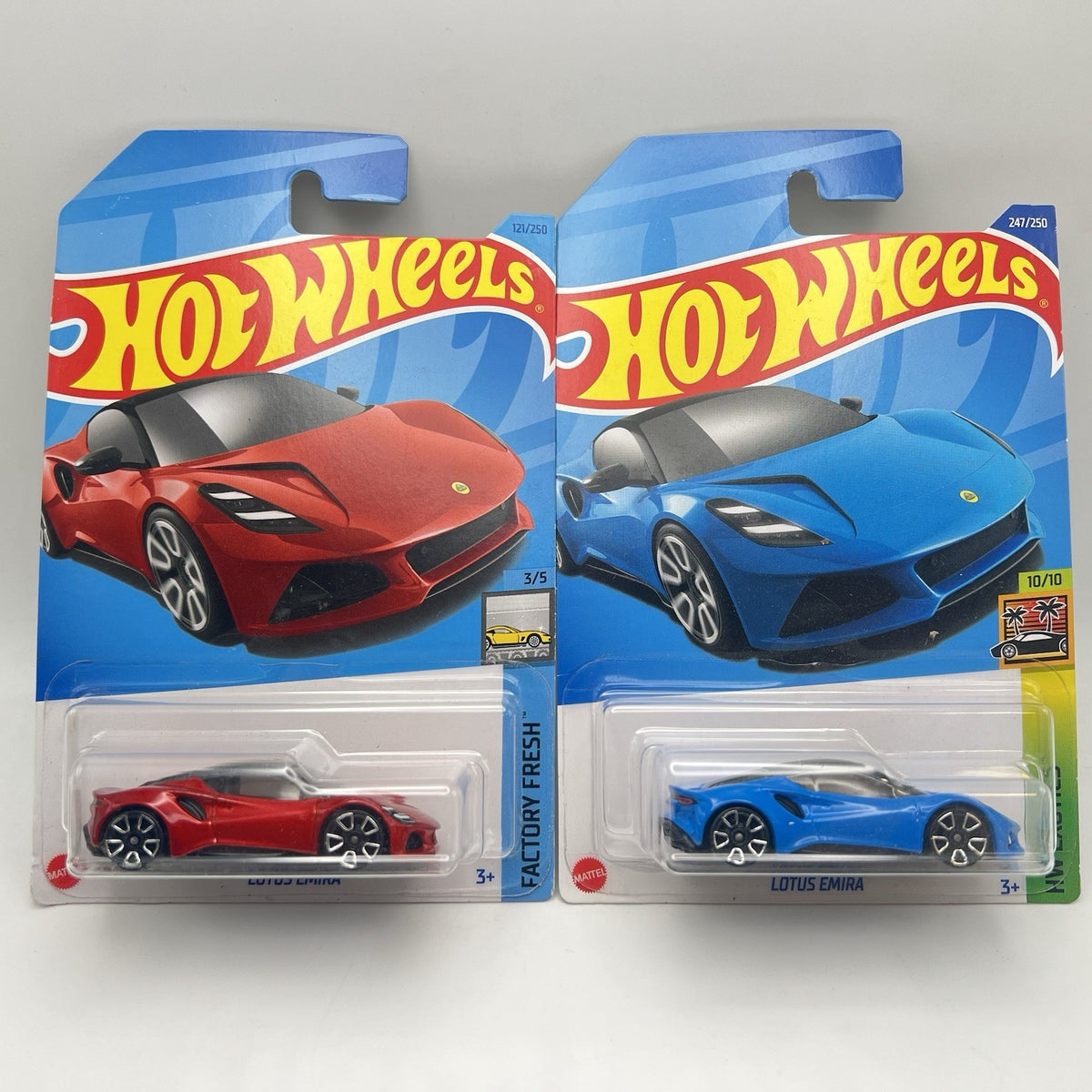 Lot Of Two Hot Wheels Lotus Emira