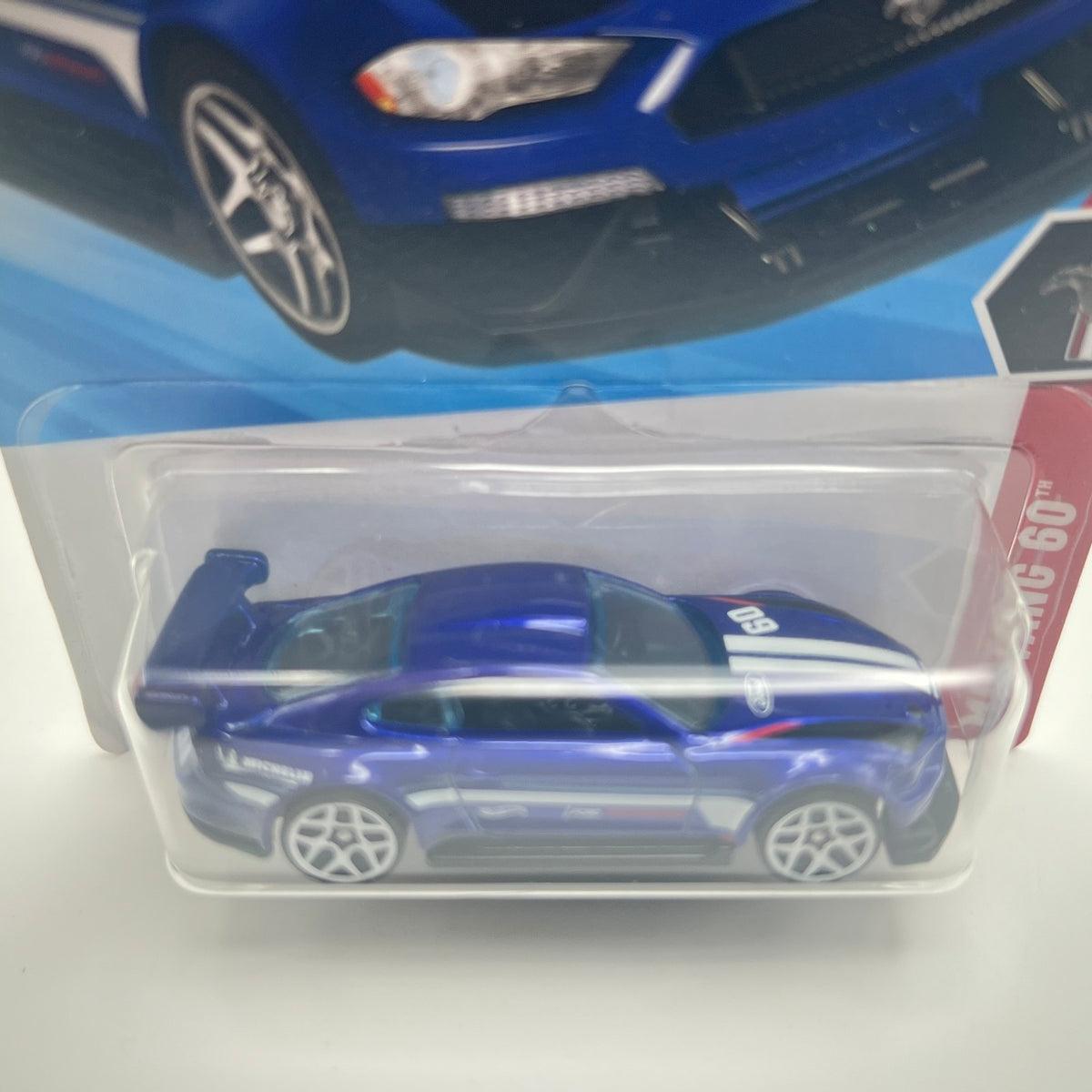 Hot Wheels Custom 18 Ford Mustang GT Blue Mustang 60 5/5 211/250 2024