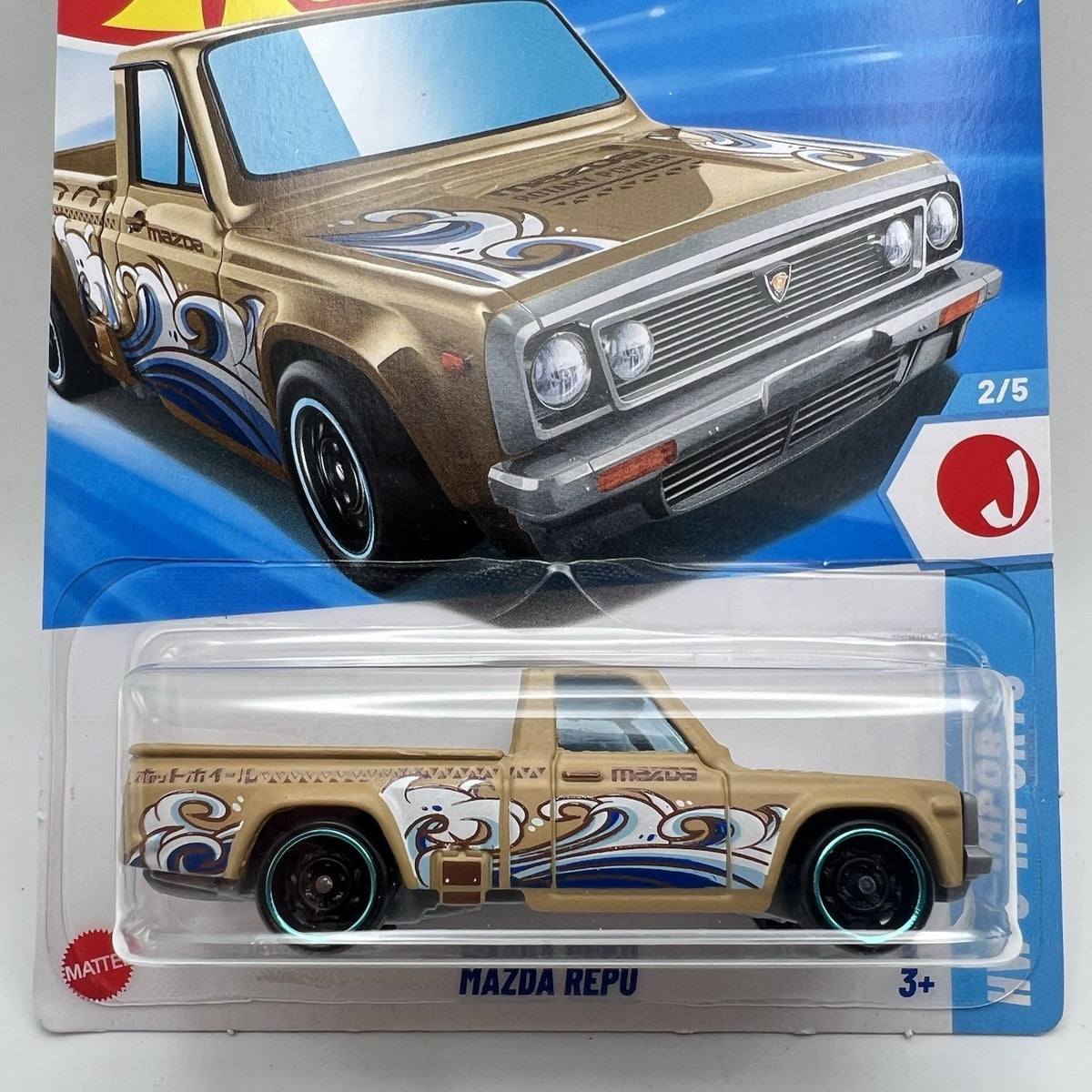 Hot Wheels 2025 HW J-Imports 2/5 047 Mazda REPU TAN Mad Mike