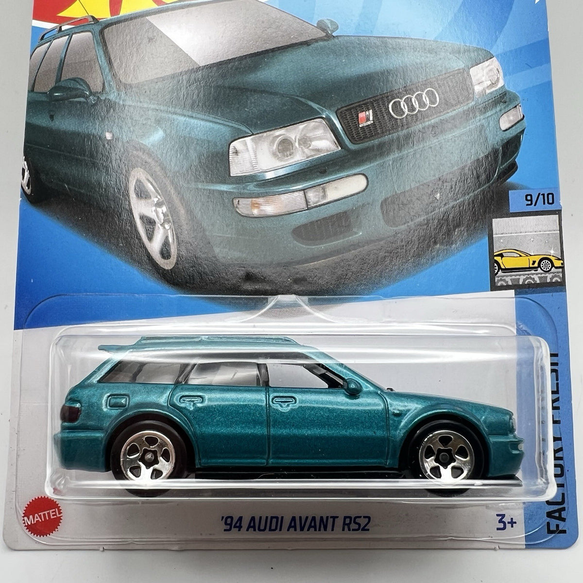 2024 Hot Wheels #133 Factory Fresh '94 Audi Avant RS2 Teal