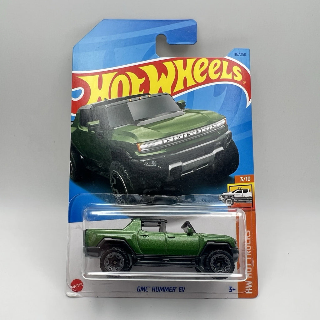 Hot Wheels GMC Hummer EV New HW Hot Trucks Series#3/10 Green Diecast 1:64 Scale